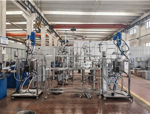 10L不銹鋼減壓蒸餾反應(yīng)釜系統(tǒng)裝置已完工發(fā)往嘉興